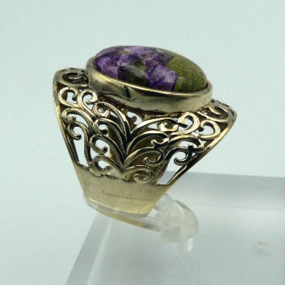 Sz 6 Genuine Tasmanian Stichtite Ring NWOT - Picture 2 of 5